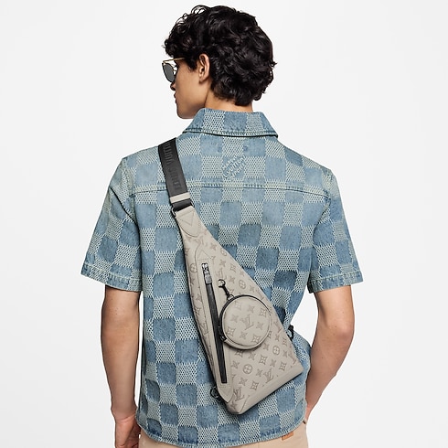 กระเป๋า Sling bag รุ่น Duo หนัง Monogram Shadow in กระเป๋าและผลิตภัณฑ์เครื่องหนังขนาดเล็ก's สำหรับผู้หญิง ใหม่ล่าสุด collections by Louis Vuitton (การย่อ/ขยายผลิตภัณฑ์)