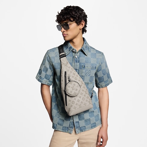 กระเป๋า Sling bag รุ่น Duo หนัง Monogram Shadow in กระเป๋าและผลิตภัณฑ์เครื่องหนังขนาดเล็ก's สำหรับผู้หญิง ใหม่ล่าสุด collections by Louis Vuitton (การย่อ/ขยายผลิตภัณฑ์)