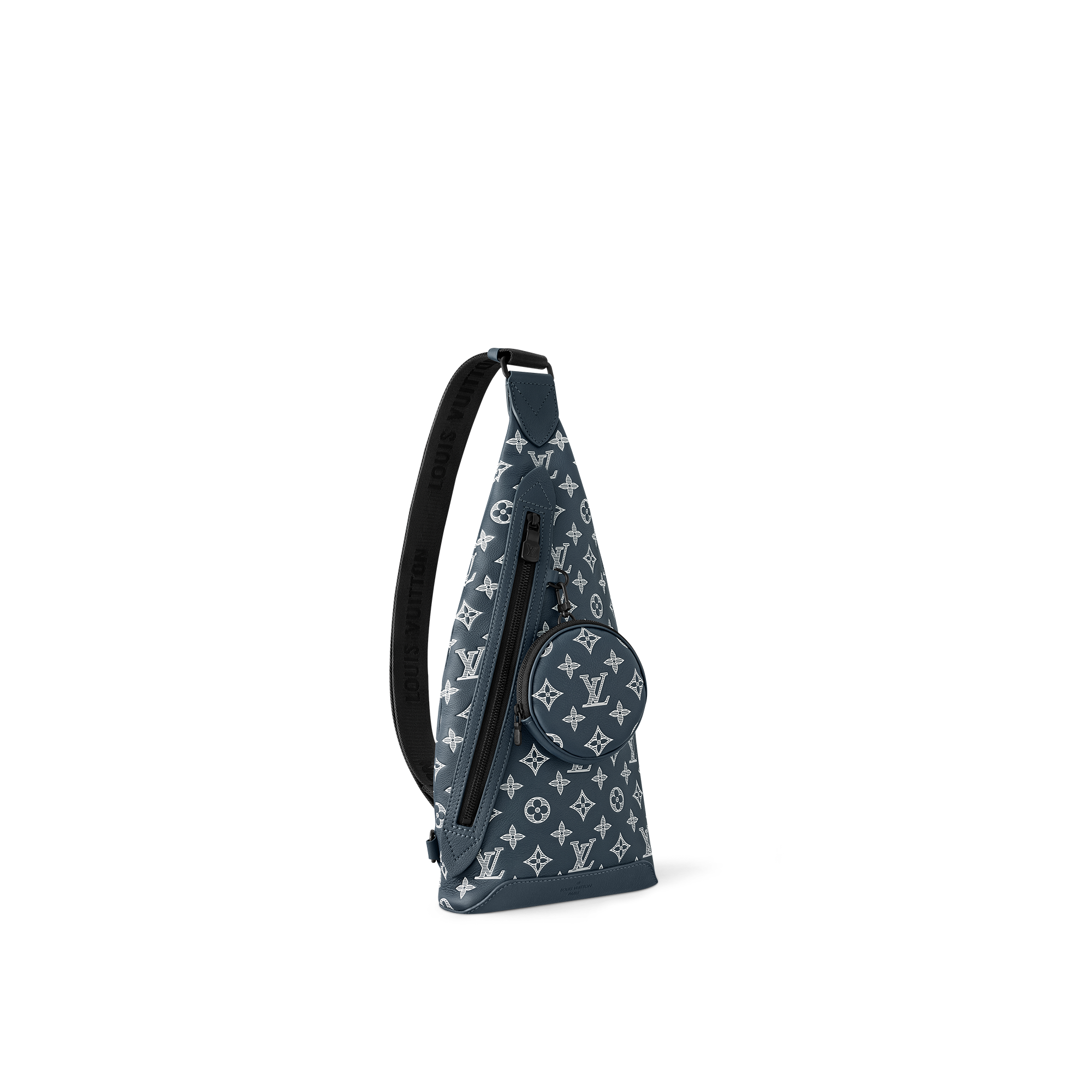 กระเป๋า Sling bag รุ่น Duo หนัง Monogram Shadow in ผู้ชาย