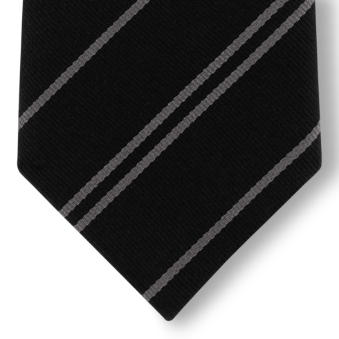 เนคไทรุ่น Ecu Stripes . in ผู้ชาย's แอคเซสเซอรี่ เนคไทและผ้าเช็ดหน้าสำหรับผู้ชาย collections by Louis Vuitton (การย่อ/ขยายผลิตภัณฑ์)