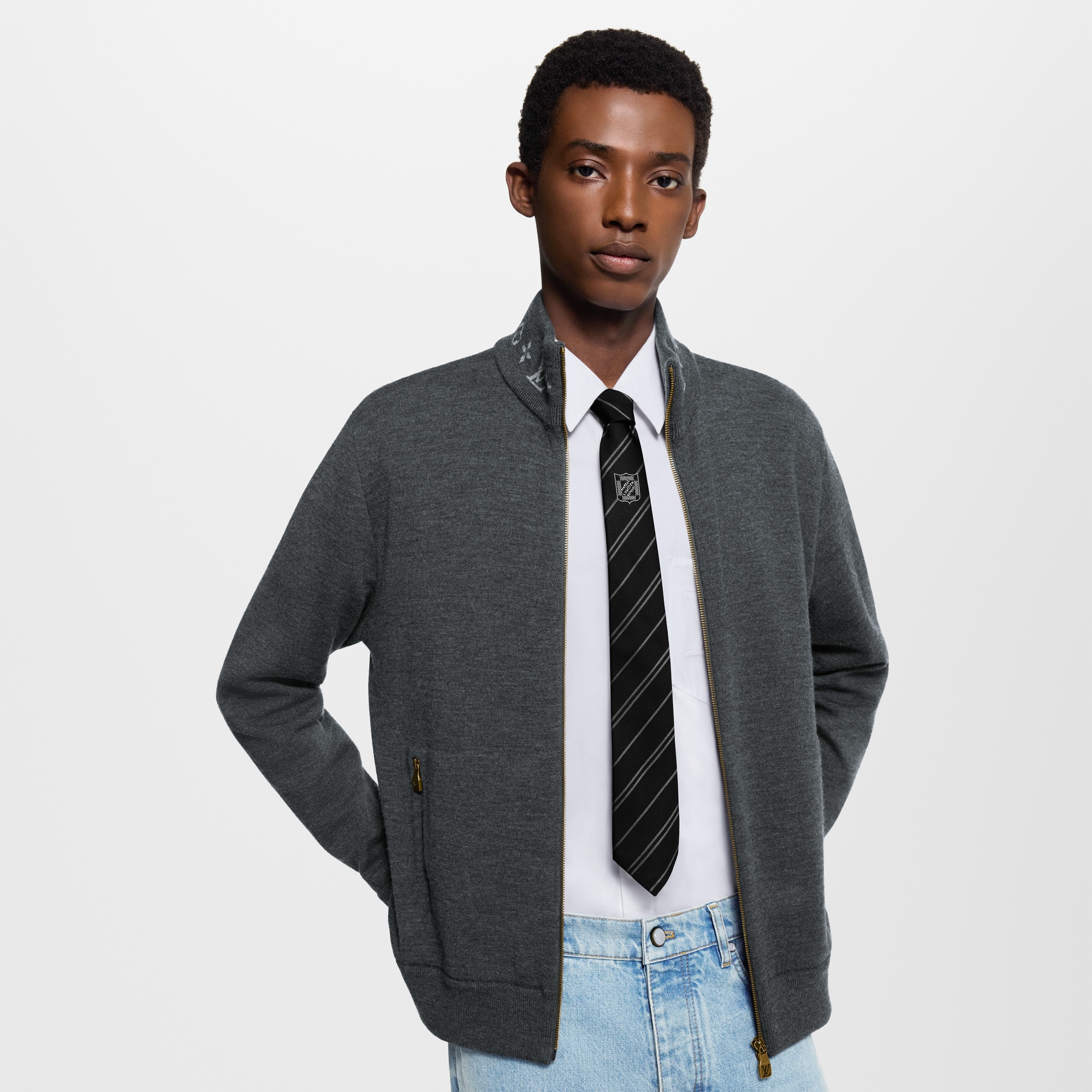 เนคไทรุ่น Ecu Stripes . in ผู้ชาย