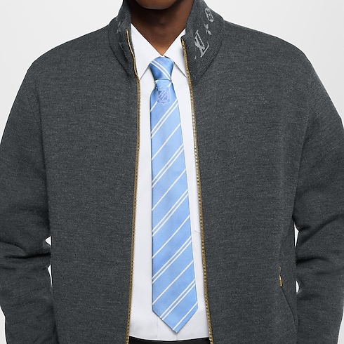 เนคไทรุ่น Ecu Stripes . in ผู้ชาย's แอคเซสเซอรี่ เนคไทและผ้าเช็ดหน้าสำหรับผู้ชาย collections by Louis Vuitton (การย่อ/ขยายผลิตภัณฑ์)