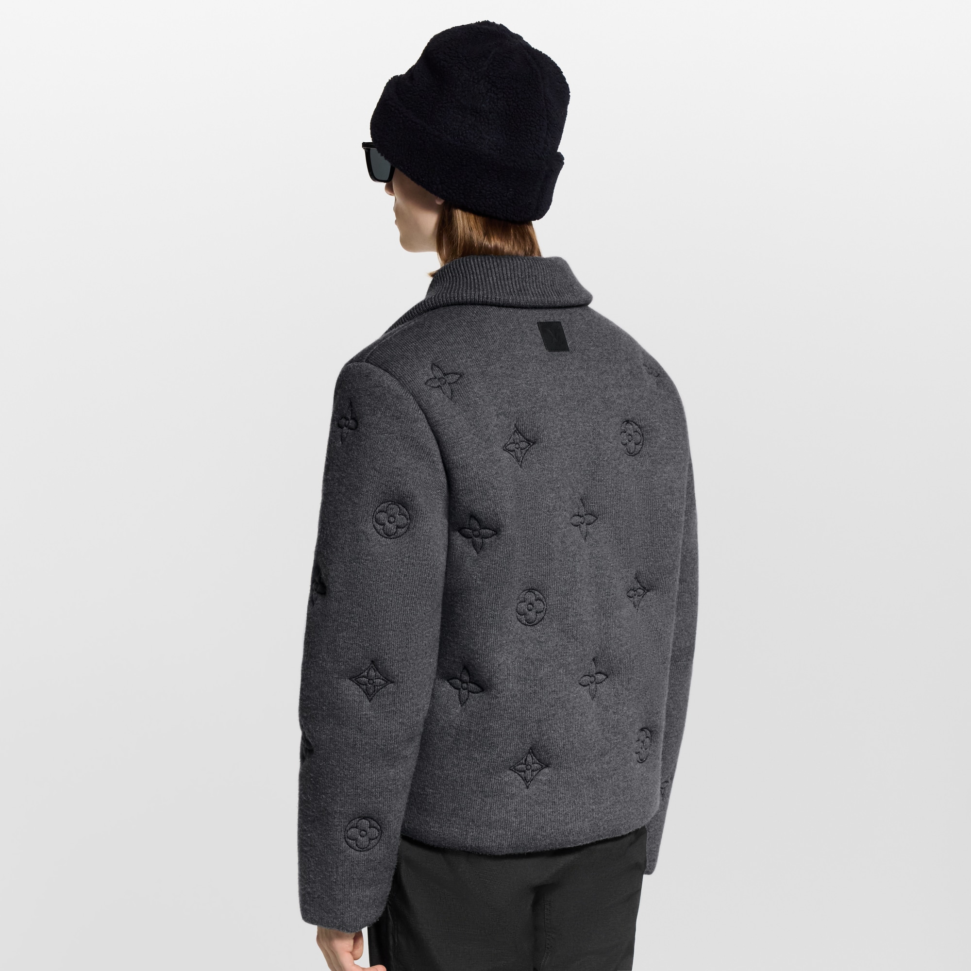 Elegant Monogram Knitted Down Blouson  in ผลิตภัณฑ์ใหม่