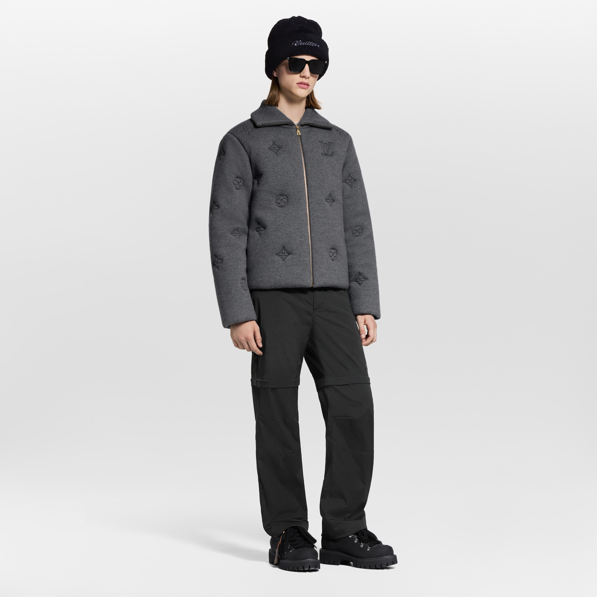 Elegant Monogram Knitted Down Blouson  in ผลิตภัณฑ์ใหม่