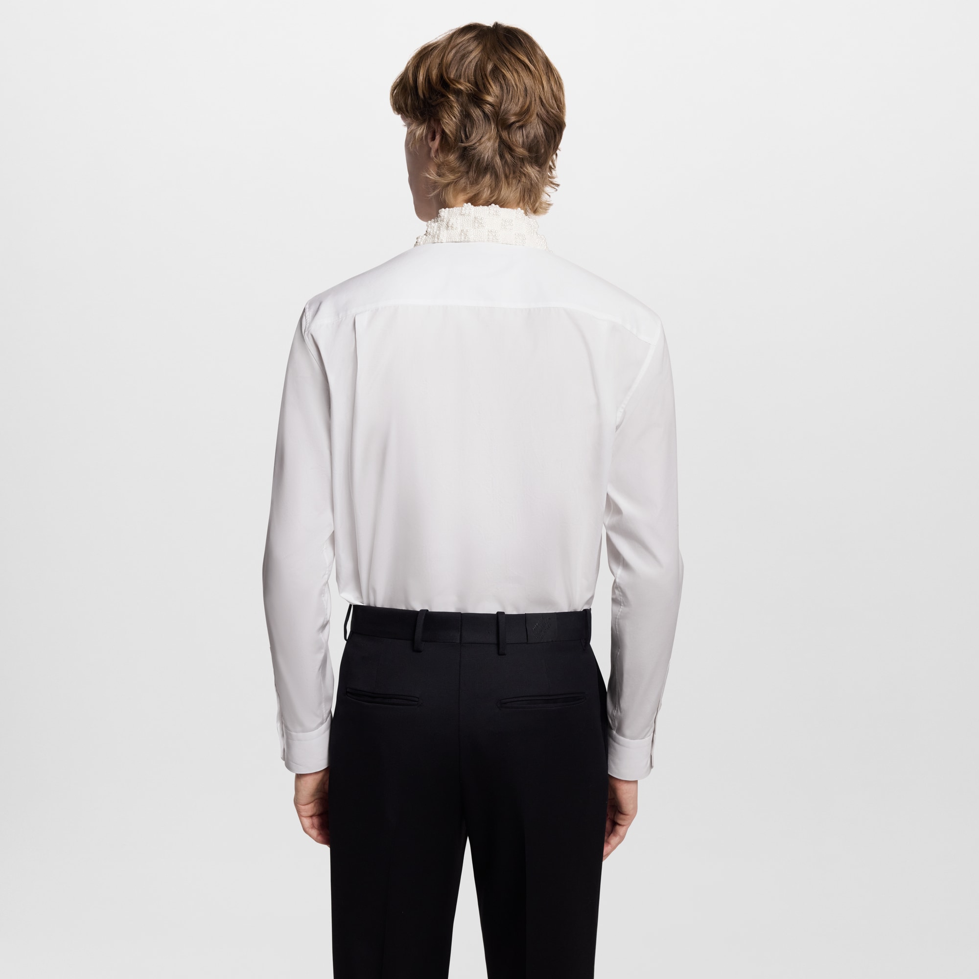 เสื้อเชิ้ตคอปกแบบทางการตกแต่งลาย  in ผู้ชาย