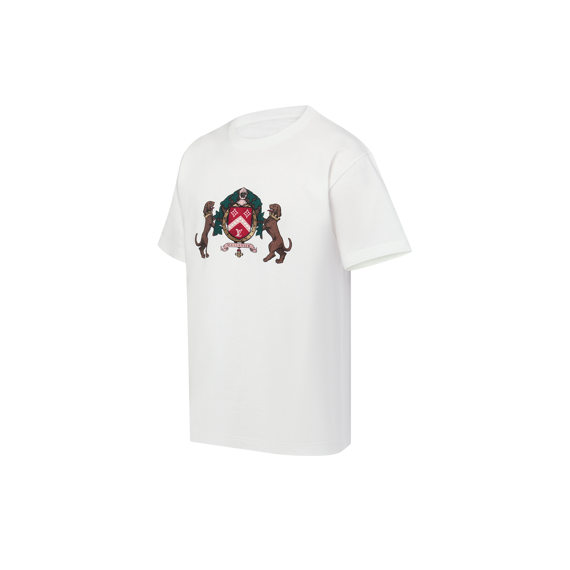 เสื้อยืดผ้าคอตตอนตกแต่งลาย  in ผู้ชาย