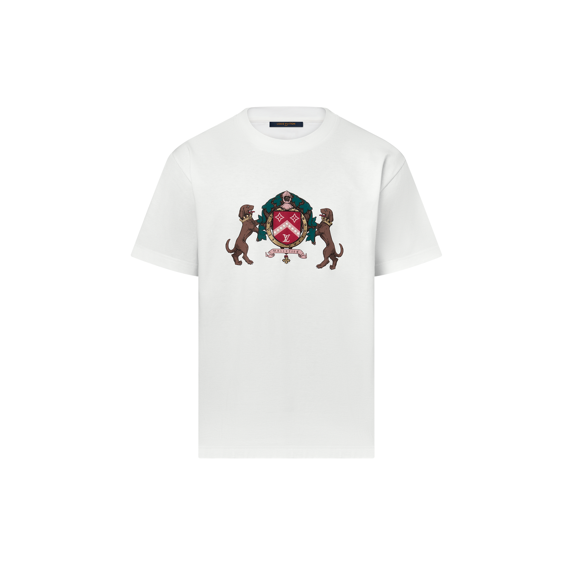 เสื้อยืดผ้าคอตตอนตกแต่งลาย  in ผู้ชาย