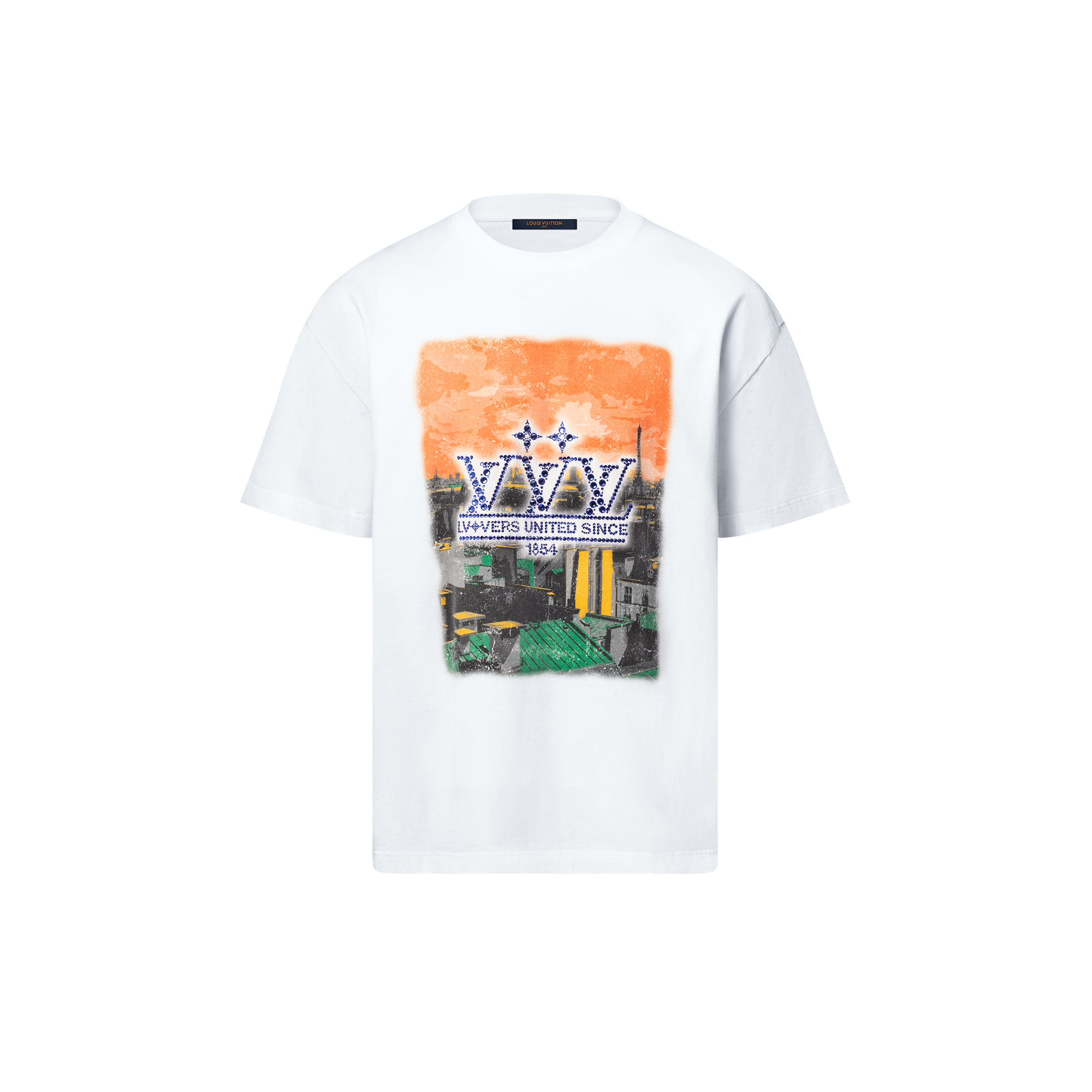 เสื้อยืดผ้าคอตตอนตกแต่งลายกราฟิก  in ผู้ชาย