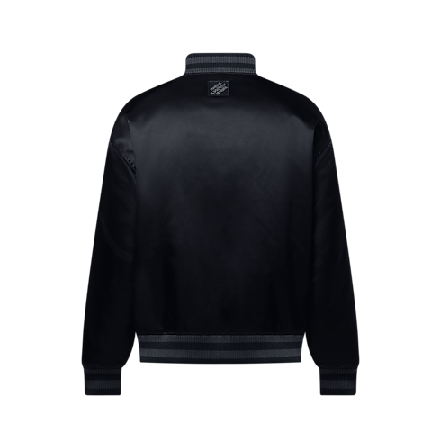 เสื้อแจ็คเก็ตบลูซงเบสบอลผ้าไนลอนตกแต่งแพตช์ in ผู้ชาย's เสื้อผ้า เสื้อโค้ทกันหนาวสำหรับผู้ชาย collections by Louis Vuitton (การย่อ/ขยายผลิตภัณฑ์)