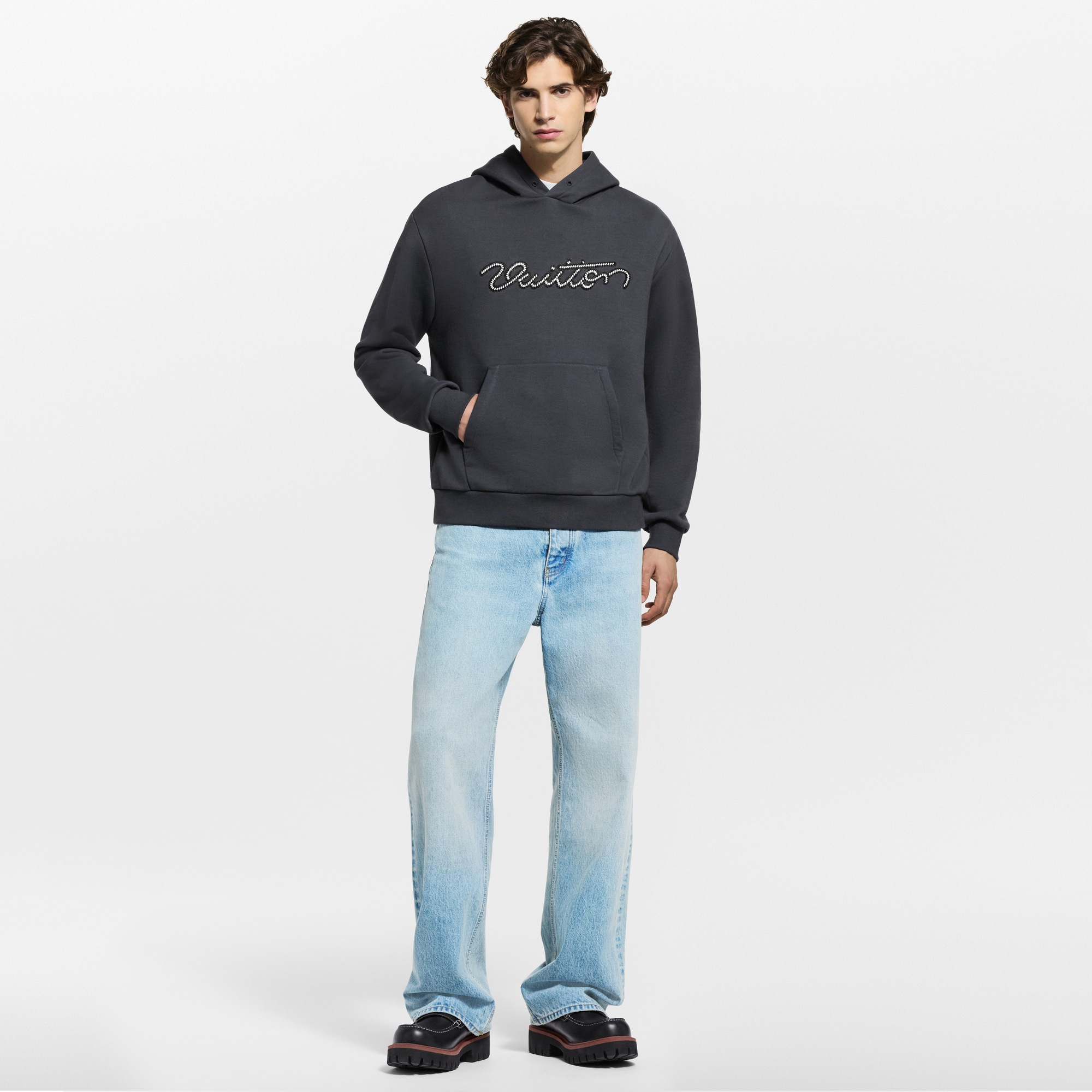 Embellished Signature Hoodie  in ผู้ชาย