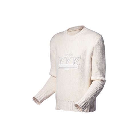 เสื้อพูลโอเวอร์ผ้าไหมตกแต่งลาย in ผู้ชาย's เสื้อผ้า เสื้อผ้าสำหรับผู้ชาย collections by Louis Vuitton (การย่อ/ขยายผลิตภัณฑ์)