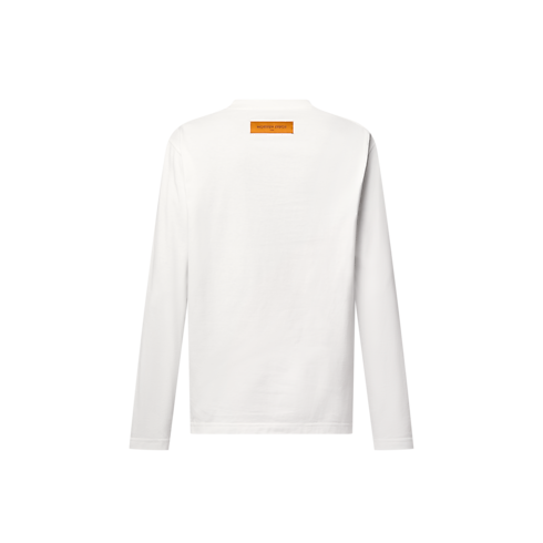 เสื้อยืดแขนยาวประทับสัญลักษณ์ LV in ผู้ชาย's เสื้อผ้า เสื้อยืด และ เสื้อโปโลสำหรับผู้ชาย collections by Louis Vuitton (การย่อ/ขยายผลิตภัณฑ์)