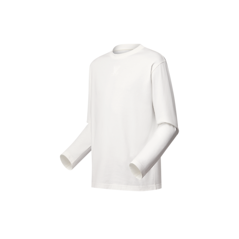 เสื้อยืดแขนยาวประทับสัญลักษณ์ LV in ผู้ชาย's เสื้อผ้า เสื้อยืด และ เสื้อโปโลสำหรับผู้ชาย collections by Louis Vuitton (การย่อ/ขยายผลิตภัณฑ์)