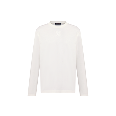 เสื้อยืดแขนยาวประทับสัญลักษณ์ LV in ผู้ชาย's เสื้อผ้า เสื้อยืด และ เสื้อโปโลสำหรับผู้ชาย collections by Louis Vuitton (การย่อ/ขยายผลิตภัณฑ์)