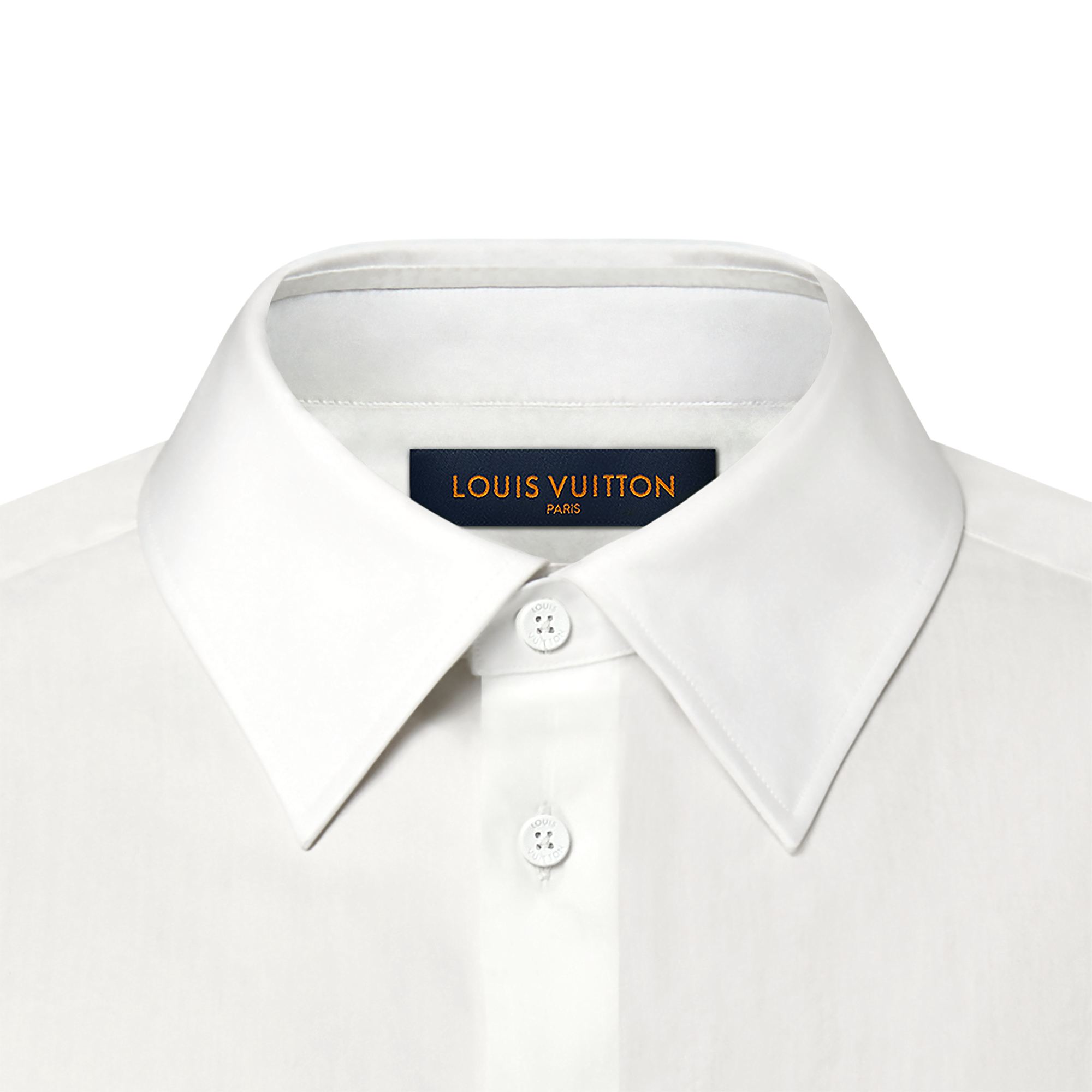 เสื้อเชิ้ตแขนยาวผ้าคอตตอนผสมปักสัญลักษณ์  in ผู้ชาย
