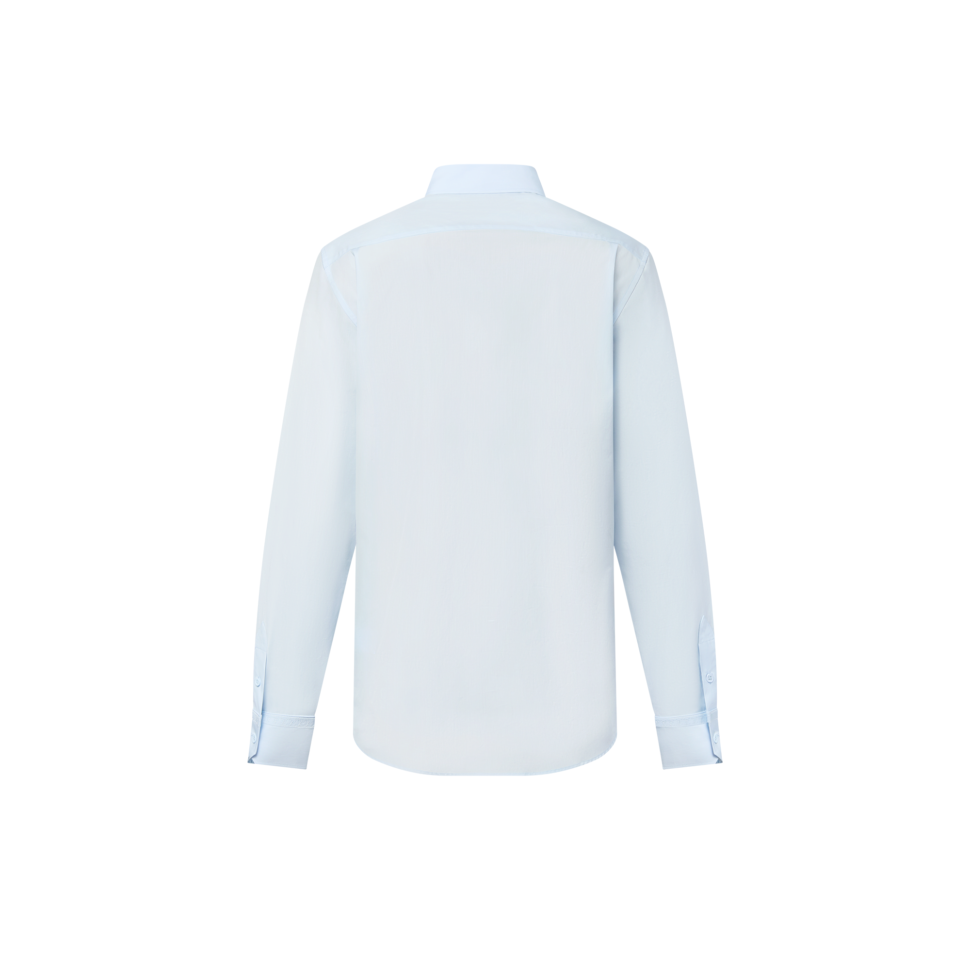 เสื้อเชิ้ตแขนยาวผ้าคอตตอนปักสัญลักษณ์  in ผู้ชาย
