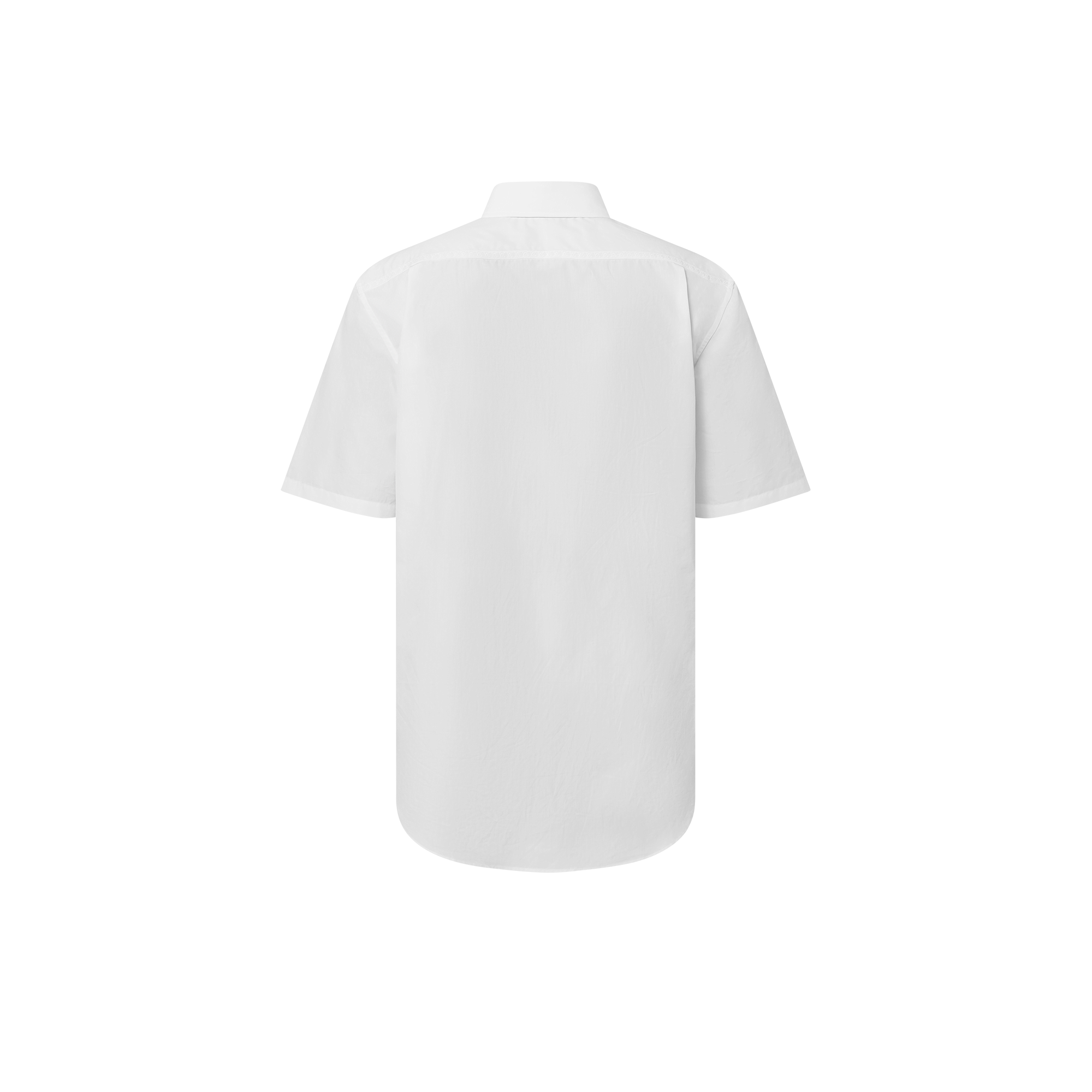 เสื้อเชิ้ตแขนสั้นผ้าคอตตอนปักสัญลักษณ์  in ผู้ชาย