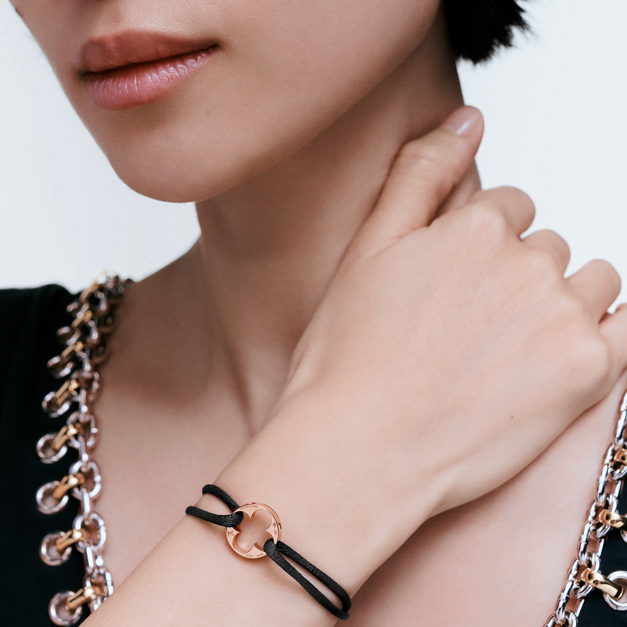 กำไลข้อมือ Empreinte พิงค์โกลด์และเพชร  in จิวเวลรี่