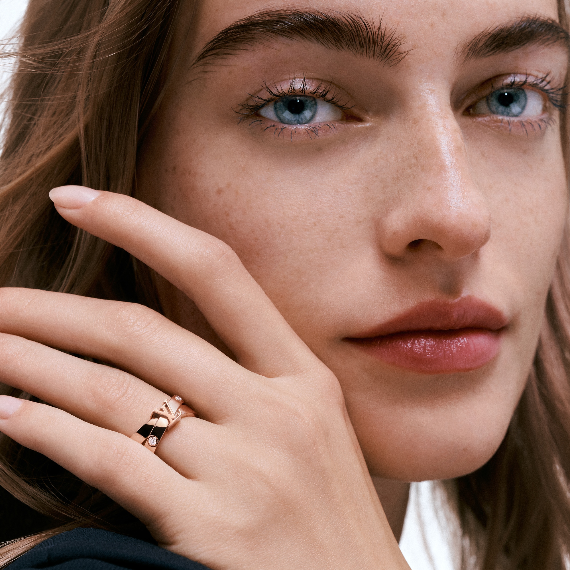 แหวน Empreinte พิงค์โกลด์และเพชร  in จิวเวลรี่