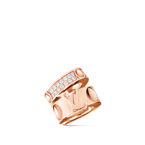 เอียร์คัฟฟ์ Empreinte พิงค์โกลด์และเพชร - สำหรับหนึ่งข้าง in จิวเวลรี่'s หมวดหมู่ ต่างหู collections by Louis Vuitton (การย่อ/ขยายผลิตภัณฑ์)