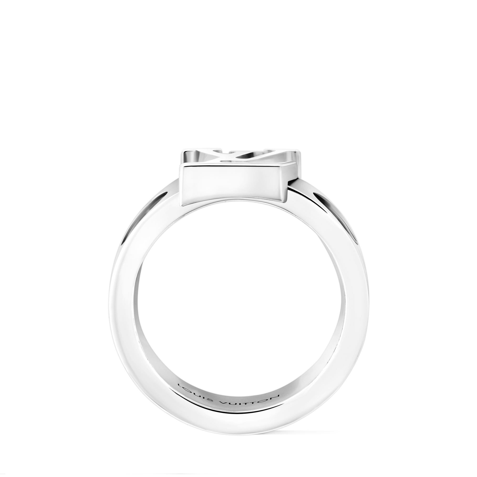 แหวน Empreinte ขนาดใหญ่ ไวท์โกลด์  in จิวเวลรี่