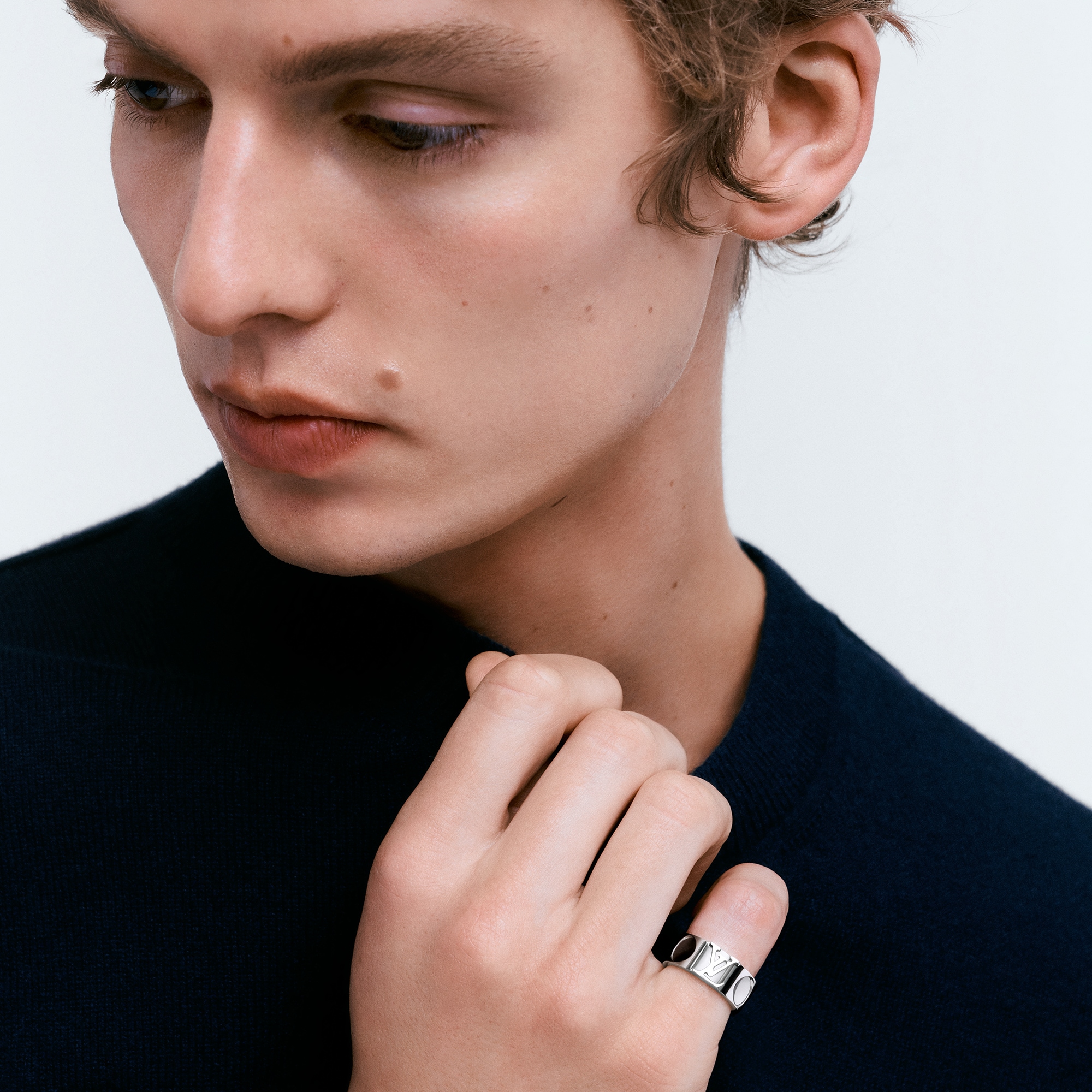 แหวน Empreinte ขนาดใหญ่ ไวท์โกลด์  in จิวเวลรี่