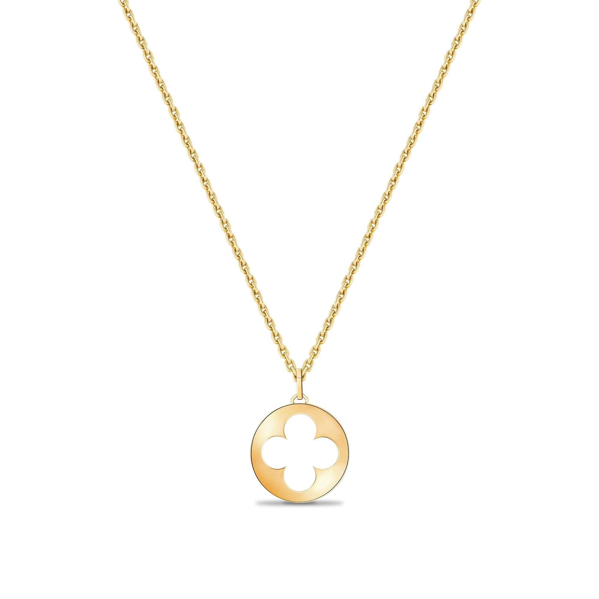 จี้ Empreinte Medallion เยลโลว์โกลด์  in จิวเวลรี่