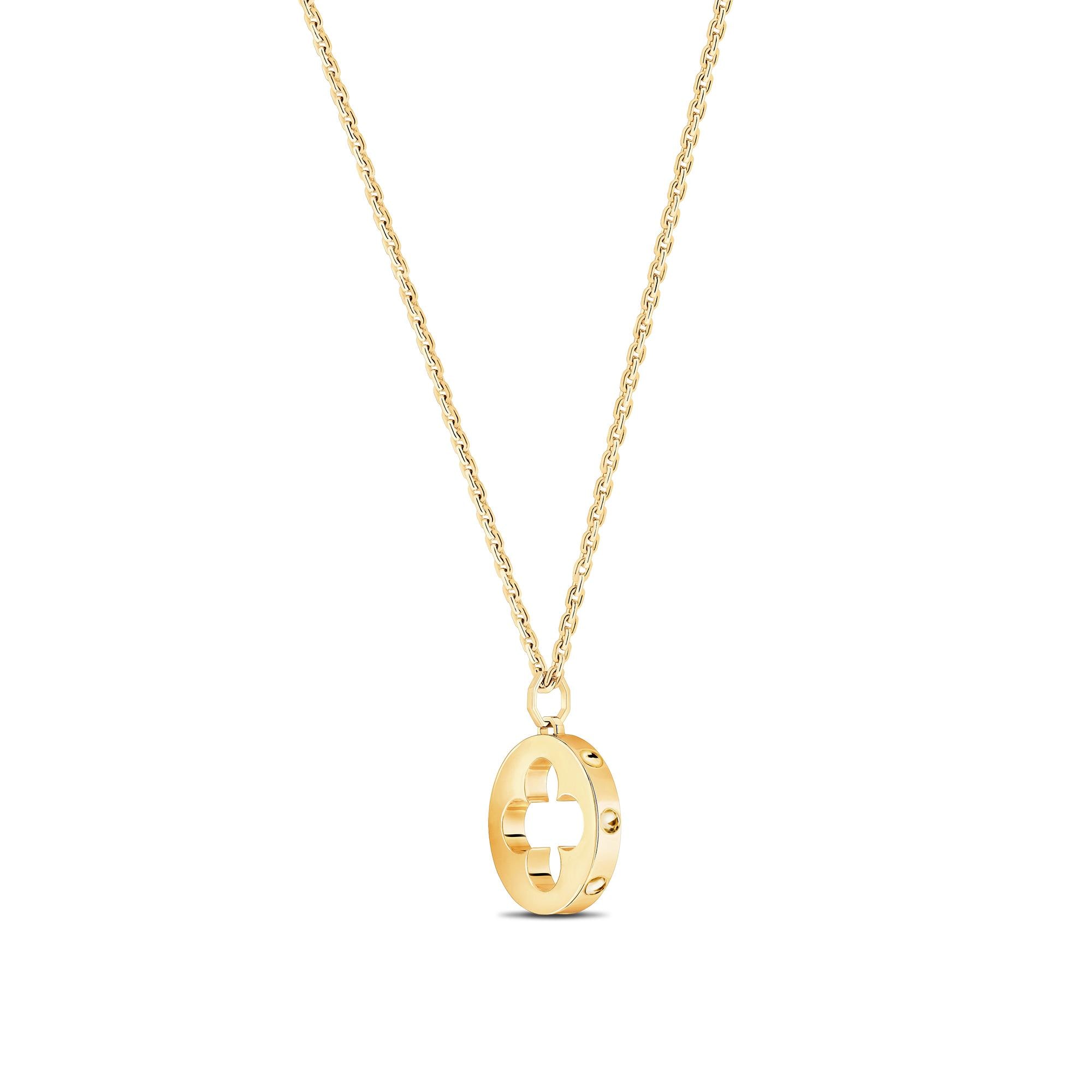 จี้ Empreinte Medallion เยลโลว์โกลด์  in จิวเวลรี่