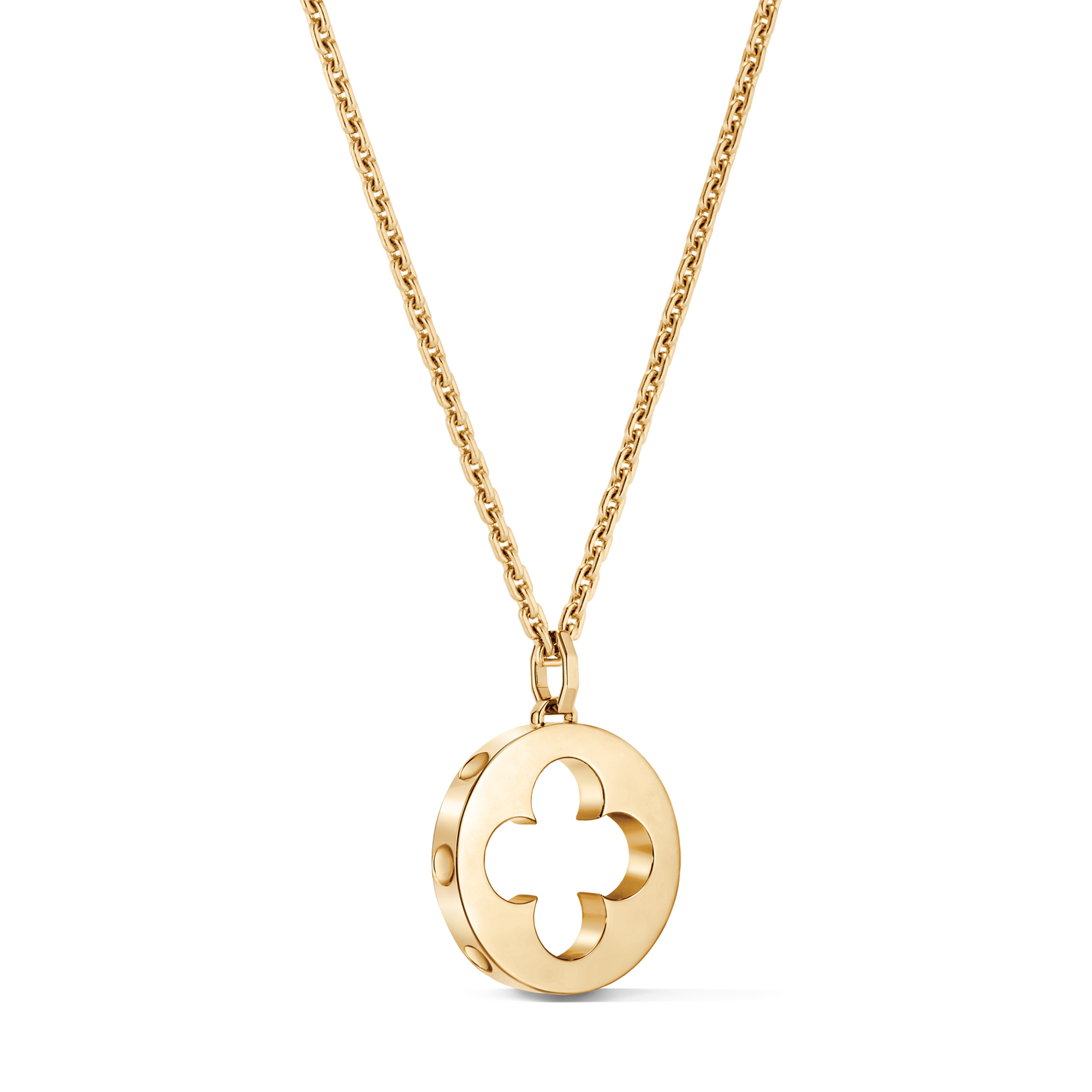จี้ Empreinte Medallion เยลโลว์โกลด์  in จิวเวลรี่