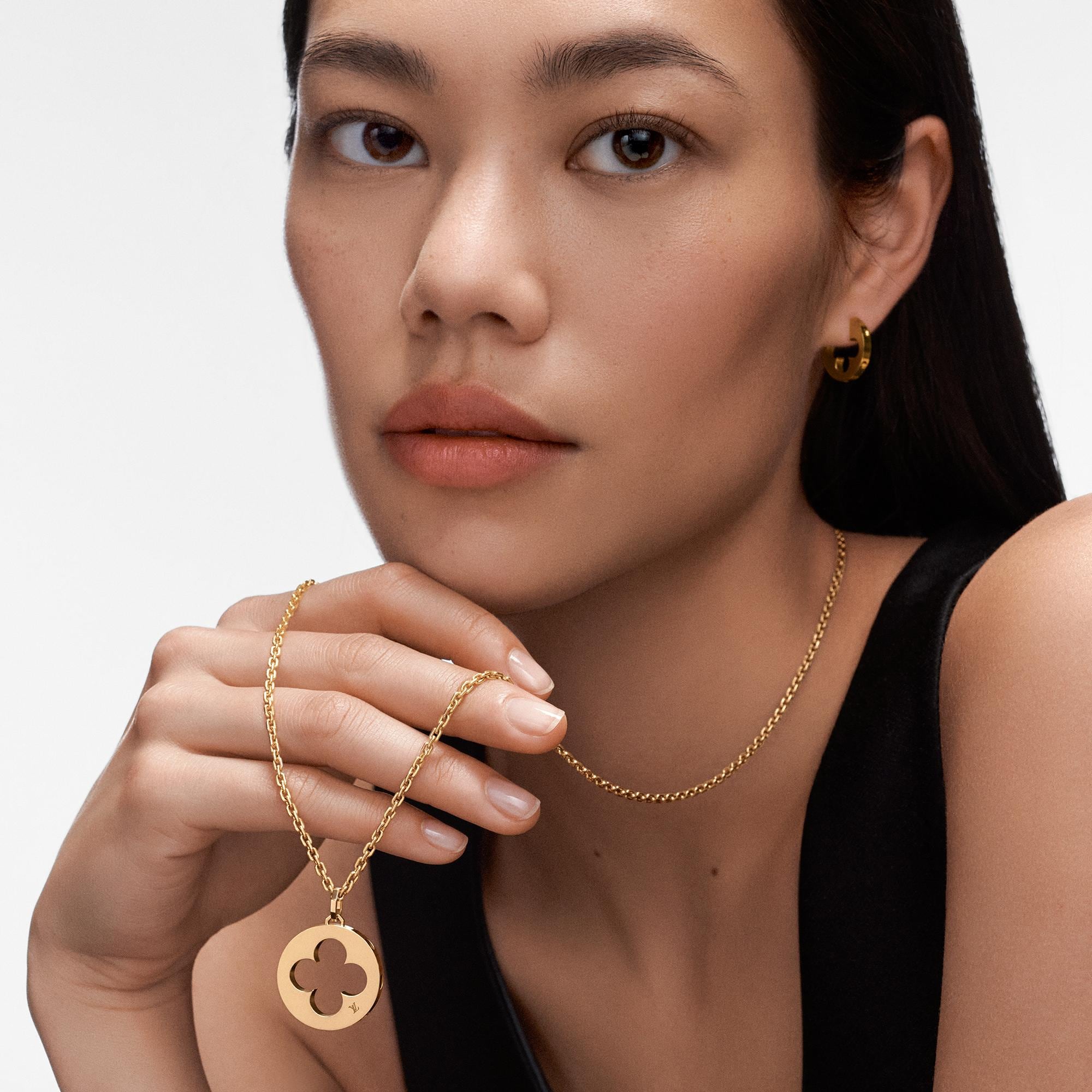 จี้ Empreinte Medallion เยลโลว์โกลด์  in จิวเวลรี่