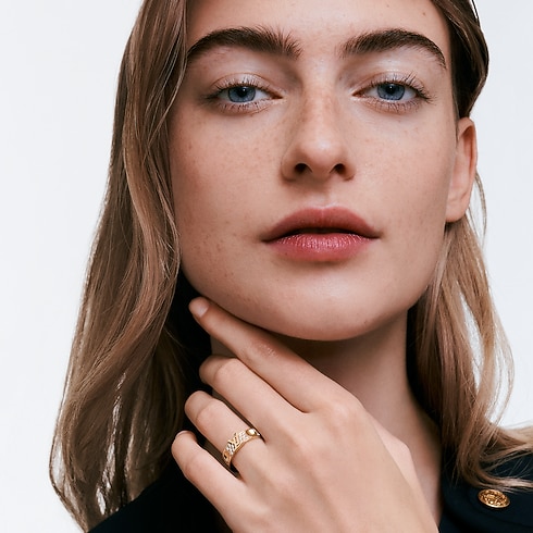 แหวน Empreinte เยลโลว์โกลด์และเพชร in จิวเวลรี่'s หมวดหมู่ ไฟน์จิวเวลรี่ทั้งหมด collections by Louis Vuitton (การย่อ/ขยายผลิตภัณฑ์)