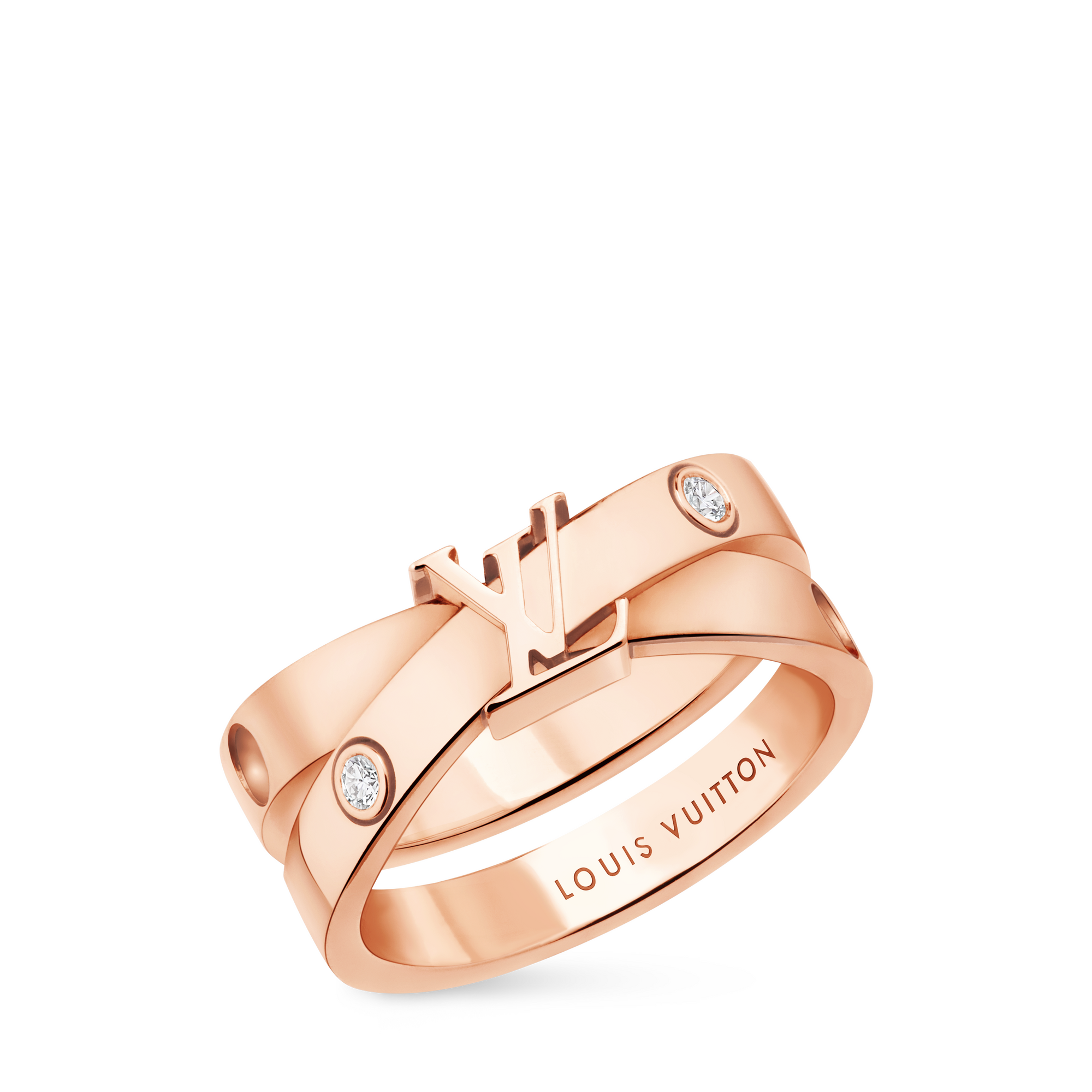 แหวน Empreinte พิงค์โกลด์และเพชร  in จิวเวลรี่