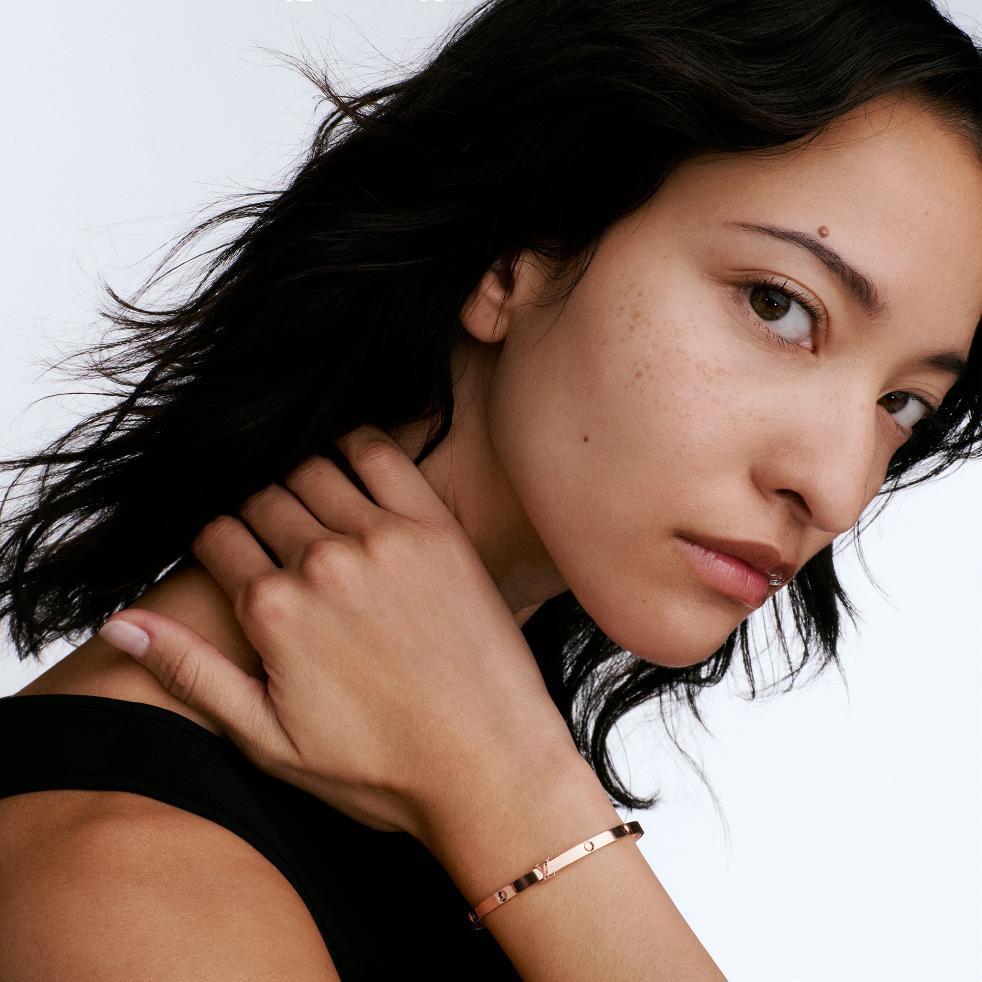 กำไลข้อมือขนาดเล็ก Empreinte พิงค์โกลด์  in จิวเวลรี่