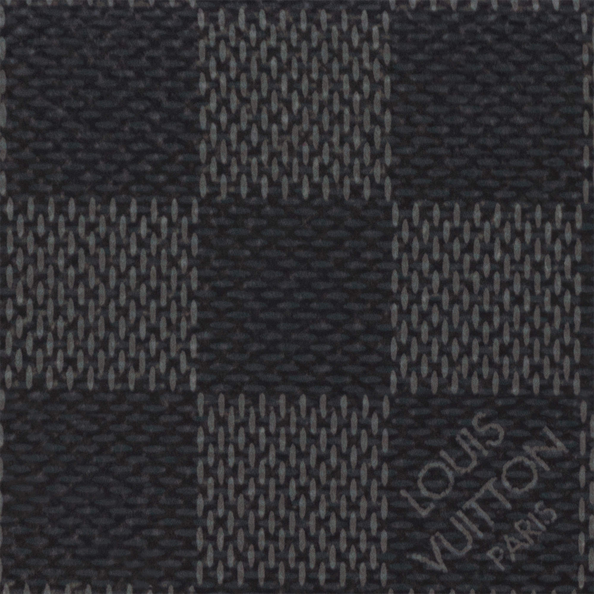 กระเป๋าใส่บัตรรุ่น Enveloppe Carte de visite Damier Graphite in ผู้ชาย