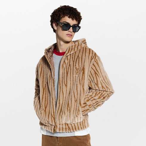 เสื้อแจ็คเก็ตบลูซงผ้าฟลีซ Epi มีฮู้ด in ผลิตภัณฑ์ใหม่'s สำหรับผู้ชาย LV Ski collections by Louis Vuitton (การย่อ/ขยายผลิตภัณฑ์)