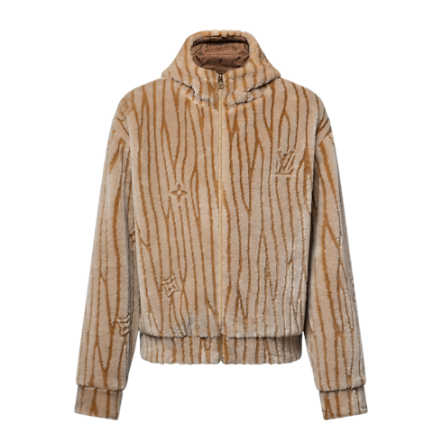 เสื้อแจ็คเก็ตบลูซงผ้าฟลีซ Epi มีฮู้ด in ผลิตภัณฑ์ใหม่'s สำหรับผู้ชาย LV Ski collections by Louis Vuitton (การย่อ/ขยายผลิตภัณฑ์)