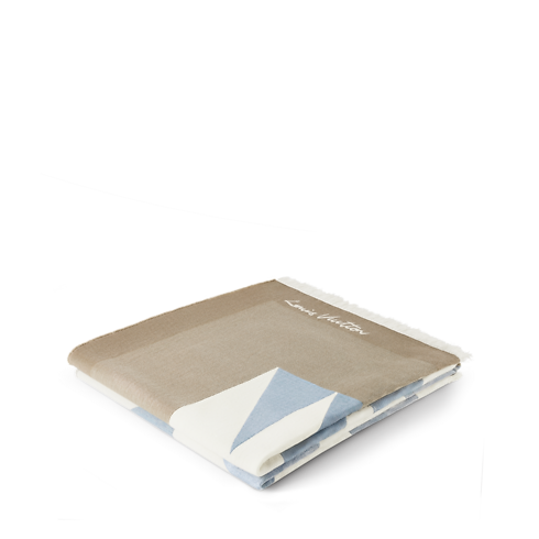 ผ้าห่ม Throw Everest in ทรังก์ การเดินทาง และ บ้าน's บ้านและศิลปะการไดนิ่ง สิ่งทอ collections by Louis Vuitton (การย่อ/ขยายผลิตภัณฑ์)