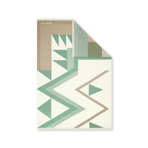 ผ้าห่ม Throw Everest in ทรังก์ การเดินทาง และ บ้าน's บ้านและศิลปะการไดนิ่ง สิ่งทอ collections by Louis Vuitton (การย่อ/ขยายผลิตภัณฑ์)