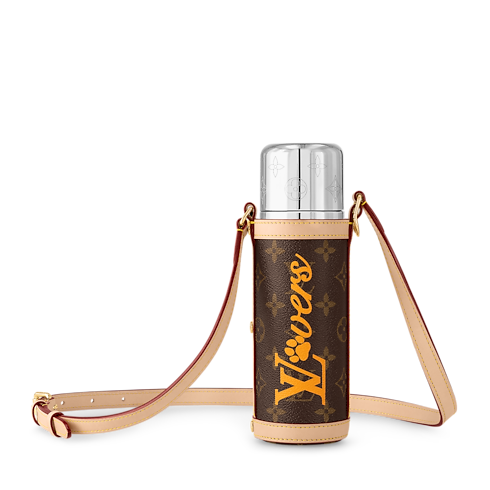 กระบอกน้ำ Flask Holder รุ่น LV Vers in ทรังก์ การเดินทาง และ บ้าน's แอคเซสเซอรี่สัตว์เลี้ยง } collections by Louis Vuitton (การย่อ/ขยายผลิตภัณฑ์)