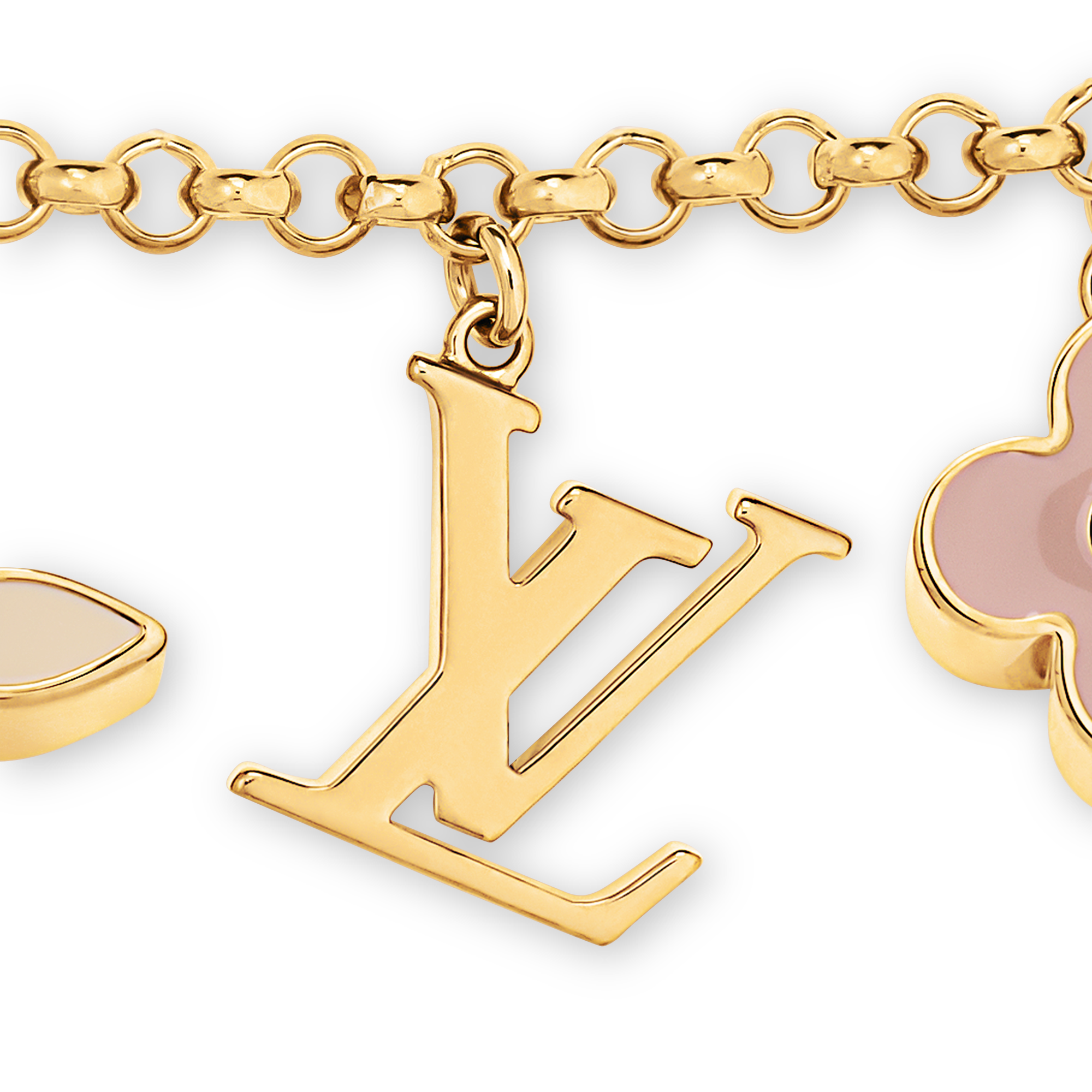 ชาร์มห้อยกระเป๋าสายโซ่รุ่น Fleur de Monogram . in ผู้หญิง