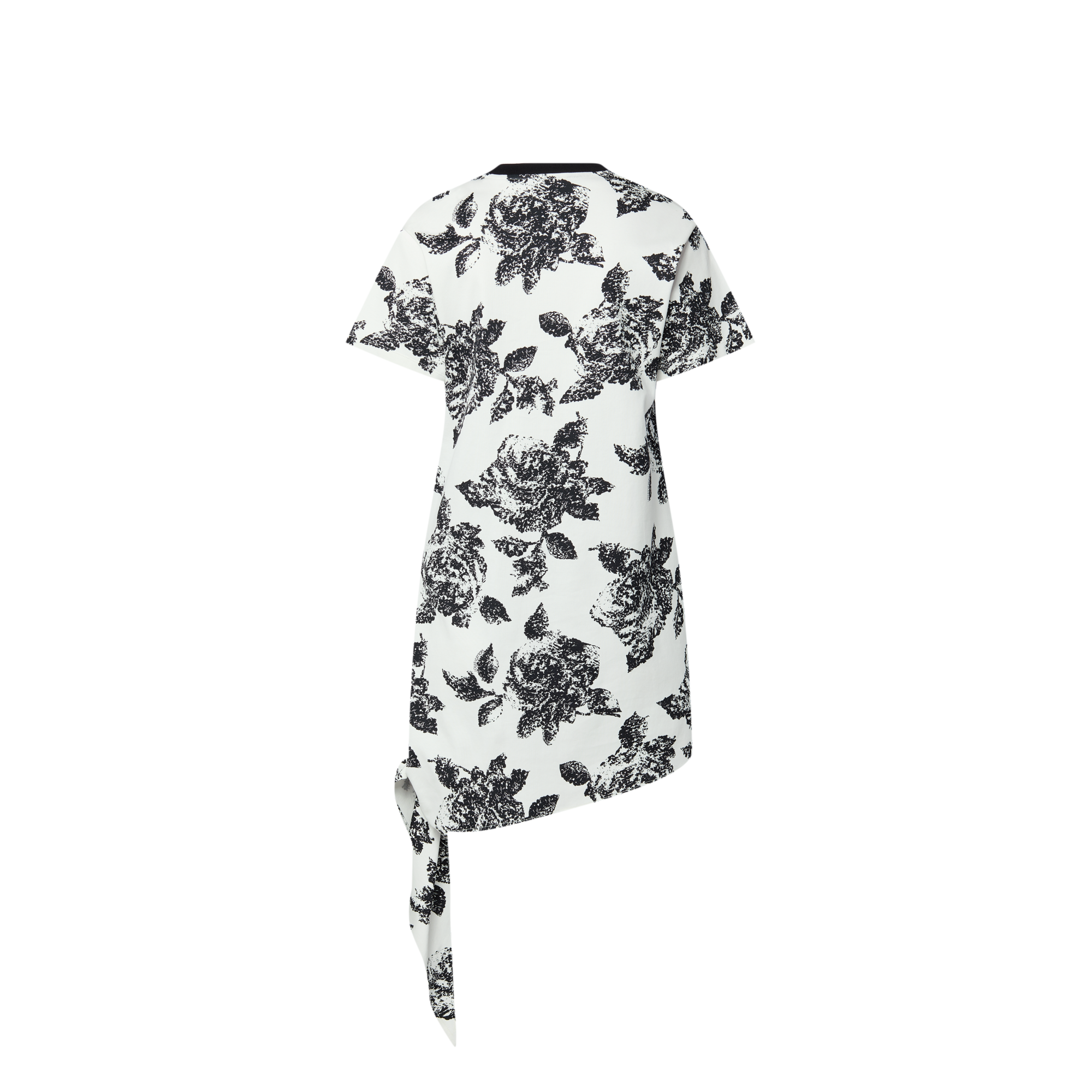 เดรสเสื้อยืดผูกเอวลาย Floral  in ผู้หญิง