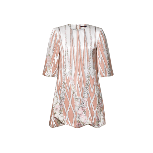 มินิเดรสลาย Floral วอลล์เปเปอร์ in ผู้หญิง's เสื้อผ้า ชุดเดรสสำหรับผู้หญิง collections by Louis Vuitton (การย่อ/ขยายผลิตภัณฑ์)
