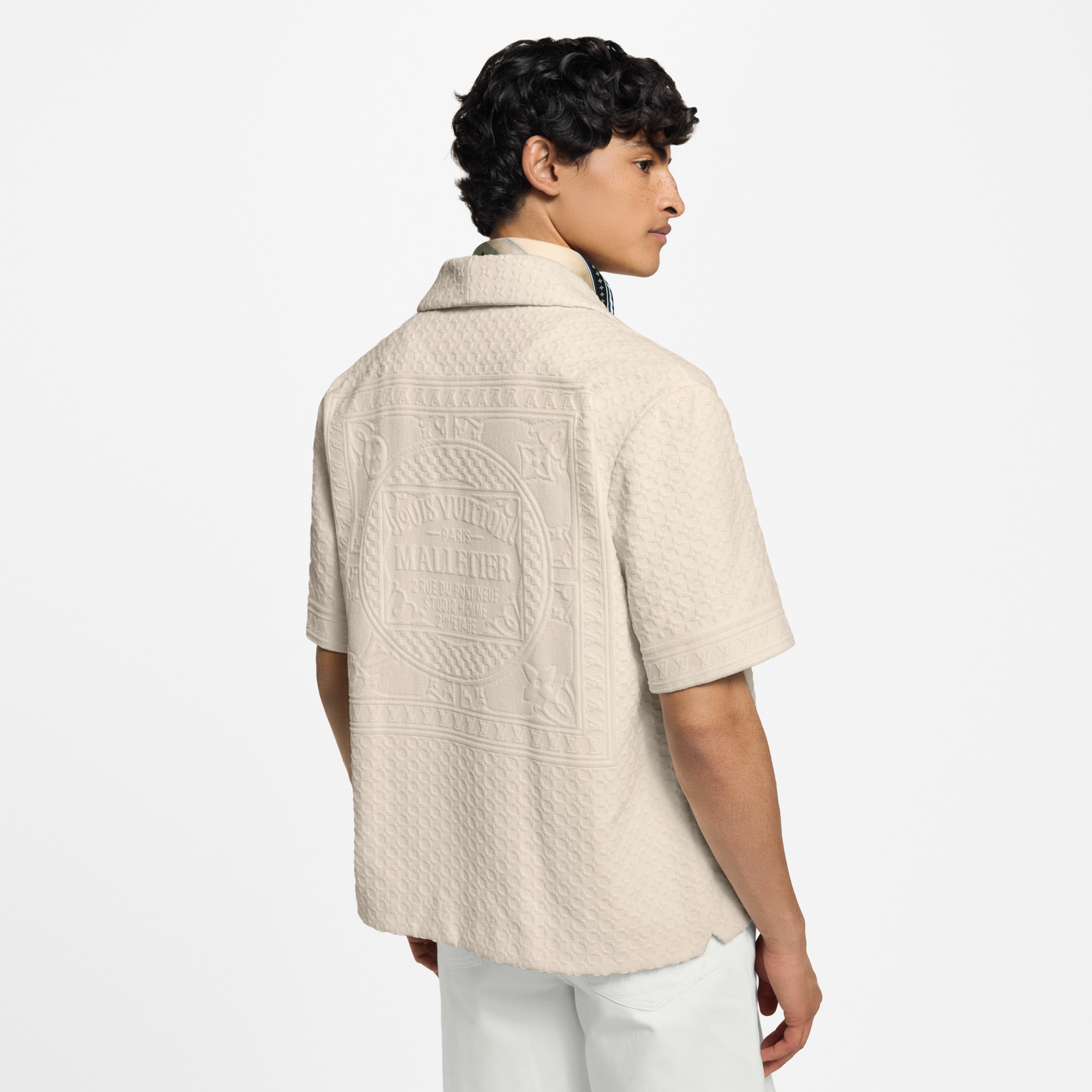 เสื้อเชิ้ตแขนสั้นลาย French Terry  in ผู้ชาย