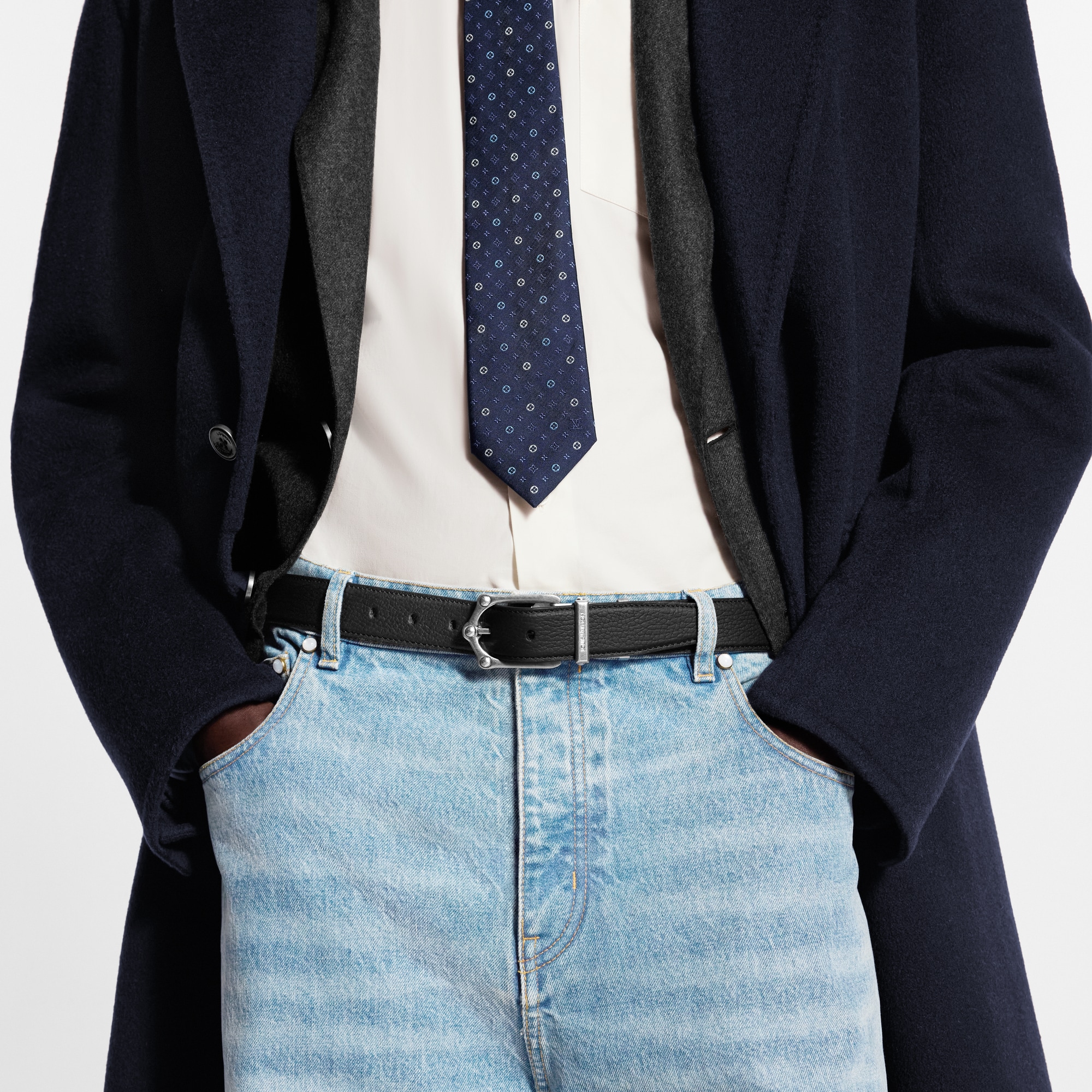 เข็มขัดรุ่น Frog ขนาด 30 มม. ใส่ได้ทั้งสองด้าน  in ผู้ชาย