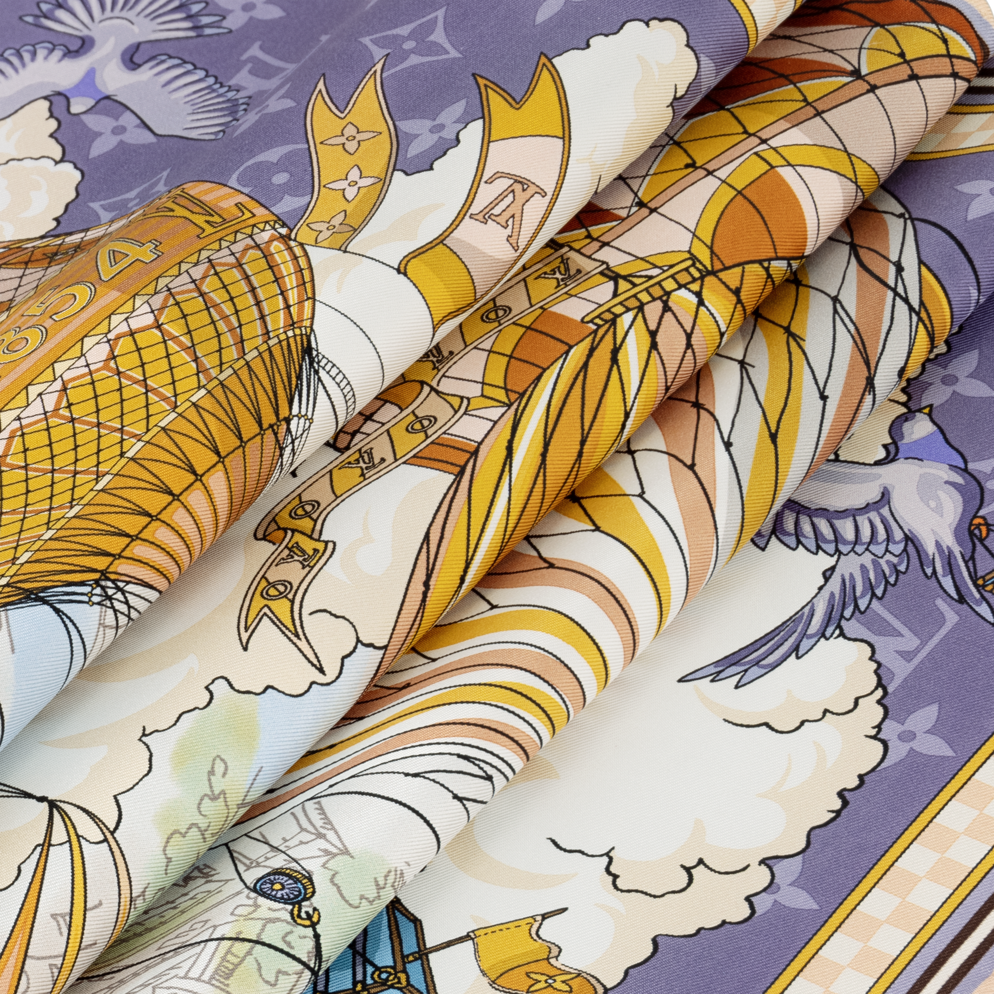 ผ้า Square รุ่น From The Cloud 90 . in ผู้หญิง