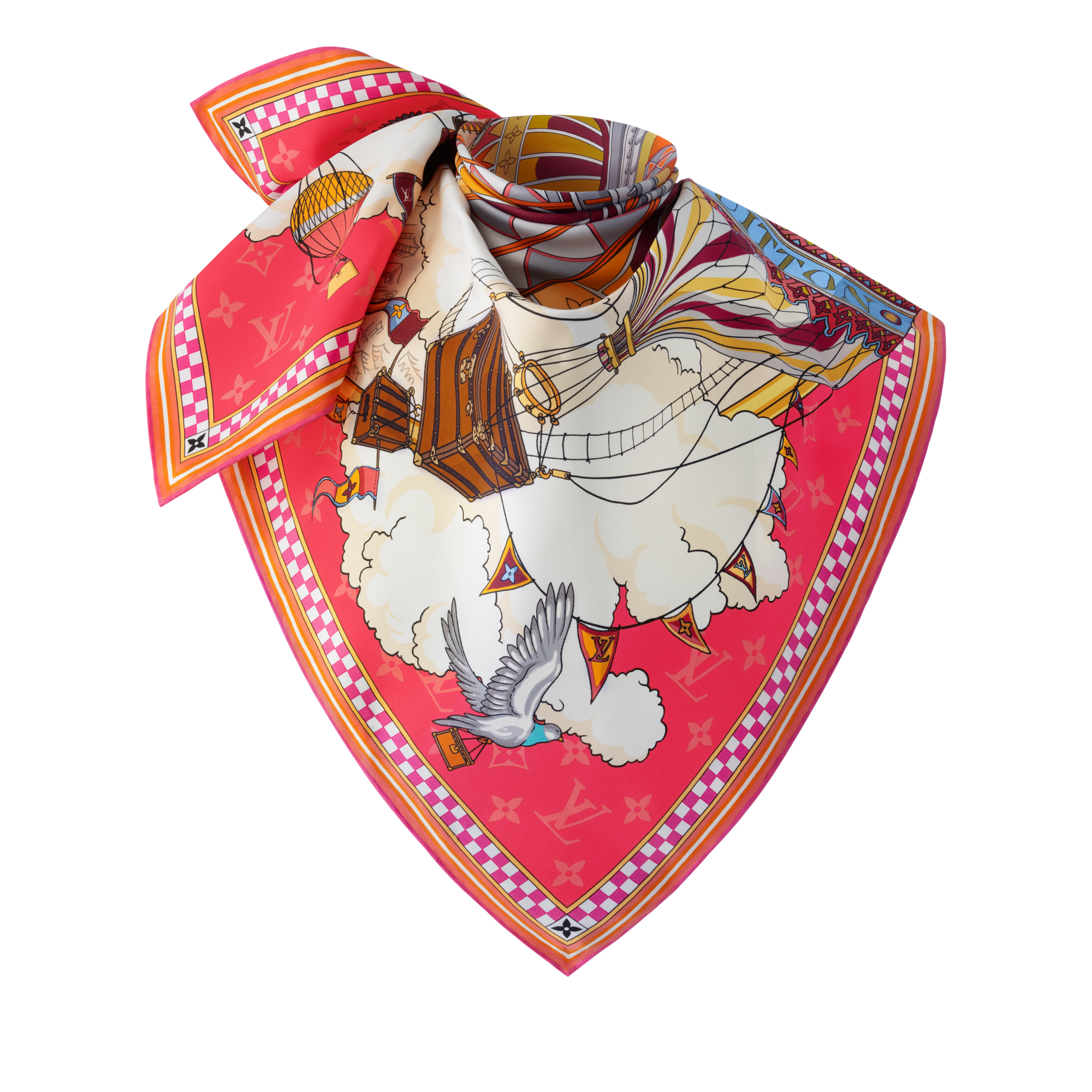 ผ้า Square รุ่น From The Cloud 90 . in ผู้หญิง