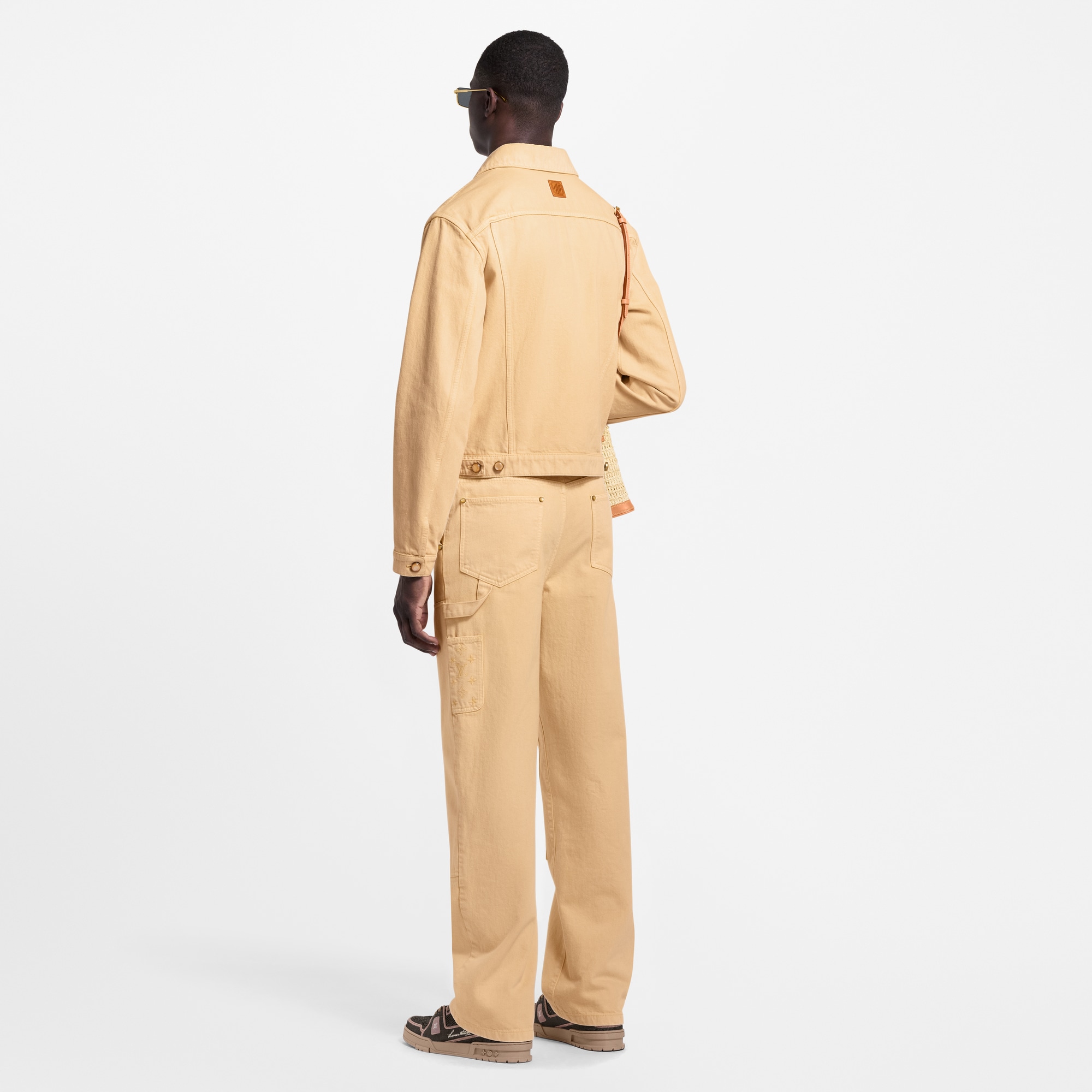 เสื้อแจ็คเก็ตเดนิมสไตล์ Trucker Type II ฟอกสี  in ผู้ชาย