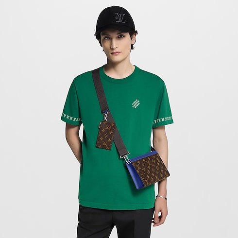 กระเป๋าสตางค์แบบสะพายรุ่น Gaston Monogram Macassar แคนวาส in กระเป๋าและผลิตภัณฑ์เครื่องหนังขนาดเล็ก's สำหรับผู้ชาย ผลิตภัณฑ์ใหม่ล่าสุด collections by Louis Vuitton (การย่อ/ขยายผลิตภัณฑ์)