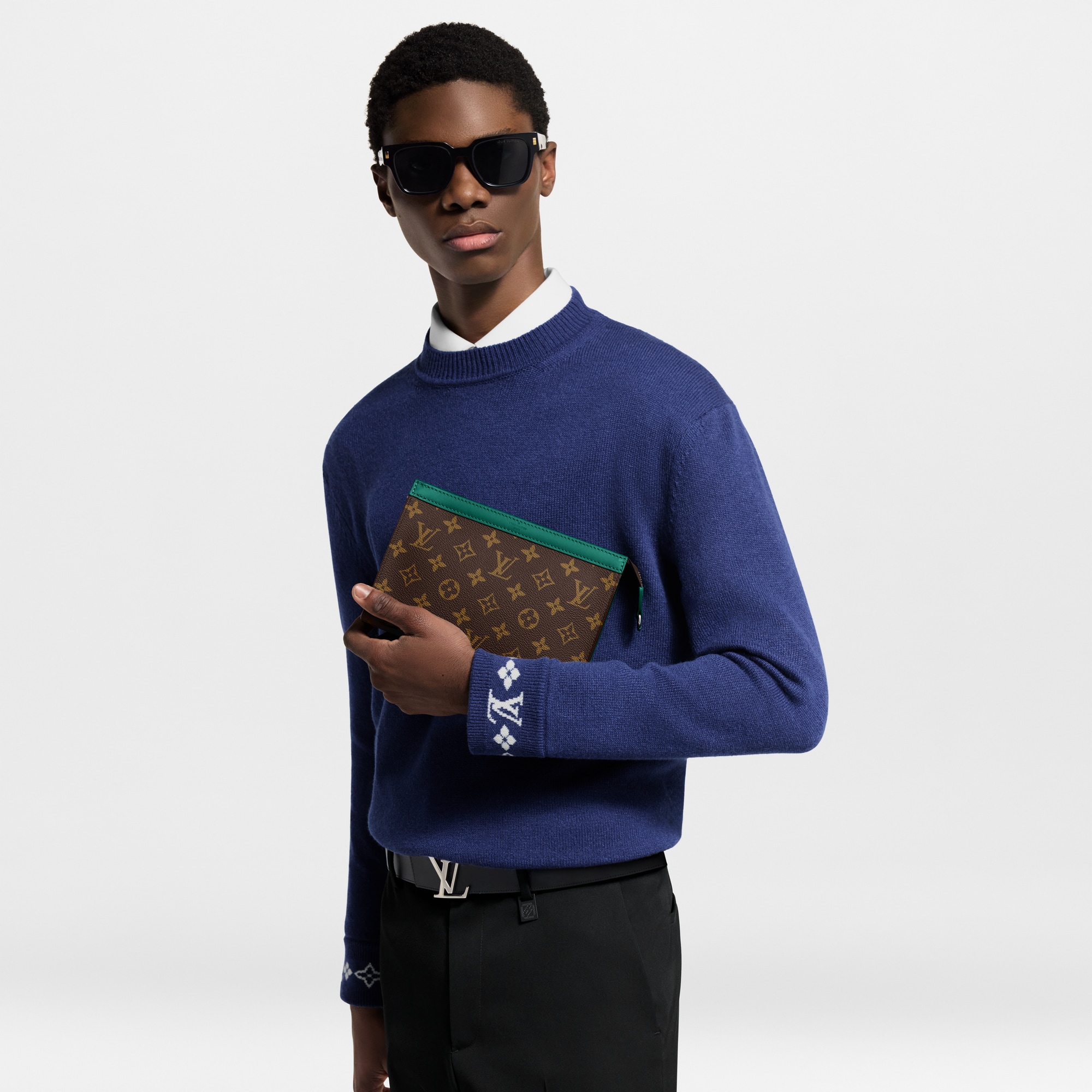 กระเป๋าสตางค์แบบสะพายรุ่น Gaston Monogram Macassar แคนวาส in กระเป๋าและผลิตภัณฑ์เครื่องหนังขนาดเล็ก