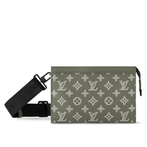 กระเป๋าสตางค์แบบสะพายรุ่น Gaston หนัง Monogram Shadow in กระเป๋าและผลิตภัณฑ์เครื่องหนังขนาดเล็ก's สำหรับผู้ชาย ผลิตภัณฑ์ใหม่ล่าสุด collections by Louis Vuitton (การย่อ/ขยายผลิตภัณฑ์)